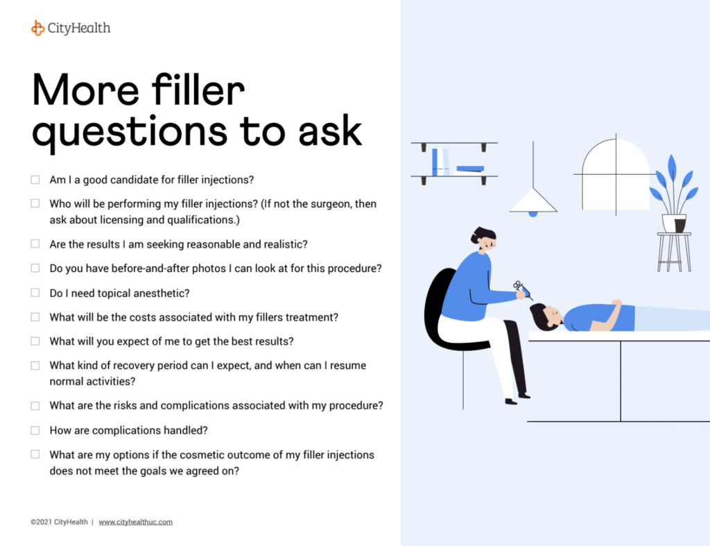 fillers to ask your filler doctor