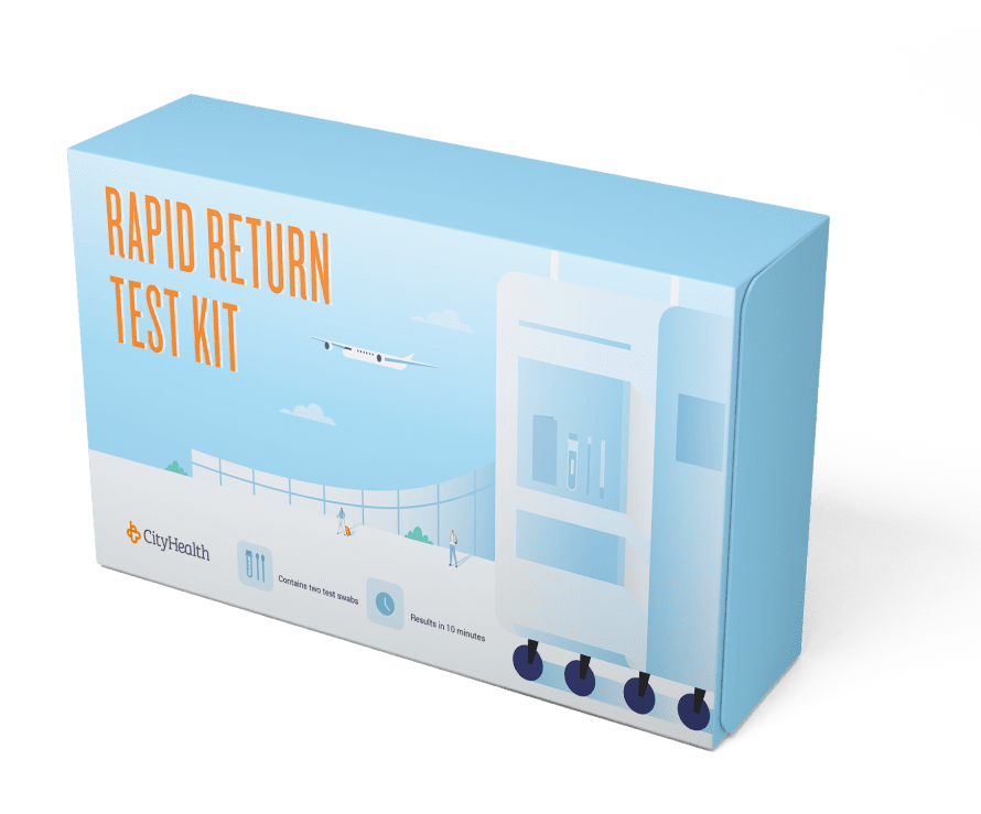 cityhealth rapidreturn test kit